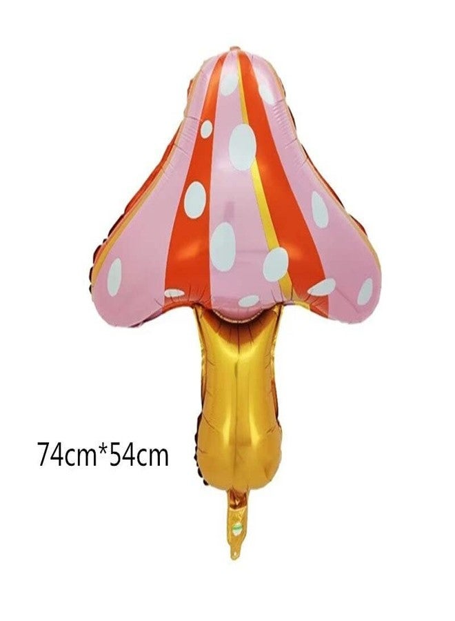 Atpata Funky Mushroom Theme Foil Balloon Set for Kids Birthday Enchanted Forest Theme Party Decoration - Image 2